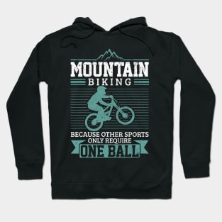 Mountain Bike MTB Downhill Biking Funny Mountain Biker Gift Hoodie